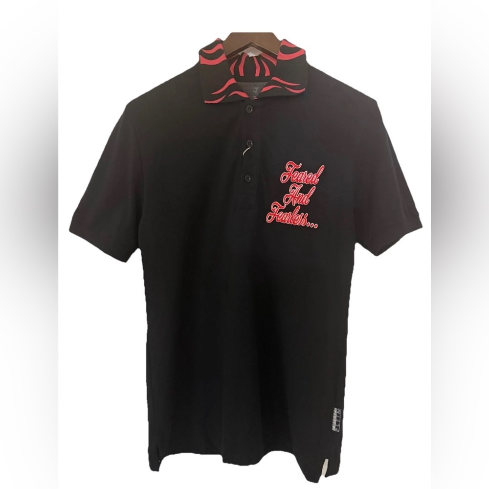 philipp plein Polo Shirt Cristals SS Size M NWT $530 - Picture 4 of 16